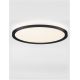 Plafoniere - Plafoniera LED design slim ALMIRA negru D-40cm