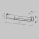 Spoturi, Proiectoare pe sina - Accesoriu, Spot LED pentru sinele monofazate Unity, Basis Rot negru 3000K 12W