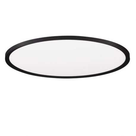 Plafoniere - Plafoniera LED design slim ALMIRA negru D-60cm