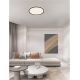 Plafoniere - Plafoniera LED design slim ALMIRA negru D-60cm