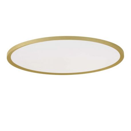 Plafoniere - Plafoniera LED design slim ALMIRA negru D-60cm