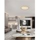 Plafoniere - Plafoniera LED design slim ALMIRA negru D-60cm