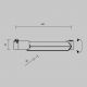 Spoturi, Proiectoare pe sina - Accesoriu, Spot LED pentru sinele monofazate Unity, Basis Rot negru 3000K 24W