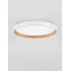 Plafoniere - Plafoniera LED design decorativ VOMOS alb/lemn D-40cm