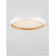 Plafoniere - Plafoniera LED design decorativ VOMOS alb/lemn D-40cm