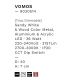 Plafoniere - Plafoniera LED design decorativ VOMOS alb/lemn D-40cm