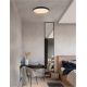 Plafoniere - Plafoniera LED design decorativ VOMOS negru/lemn D-40cm