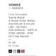 Plafoniere - Plafoniera LED design decorativ VOMOS negru/lemn D-40cm