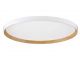 Plafoniere - Plafoniera LED design decorativ VOMOS alb/lemn D-60cm