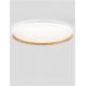 Plafoniere - Plafoniera LED design decorativ VOMOS alb/lemn D-60cm