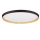 Plafoniere - Plafoniera LED design decorativ VOMOS negru/lemn D-60cm