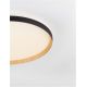 Plafoniere - Plafoniera LED design decorativ VOMOS negru/lemn D-60cm