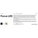 Spoturi, Proiectoare pe sina - Accesoriu, Spot LED pentru sinele monofazate Unity, Focus alama