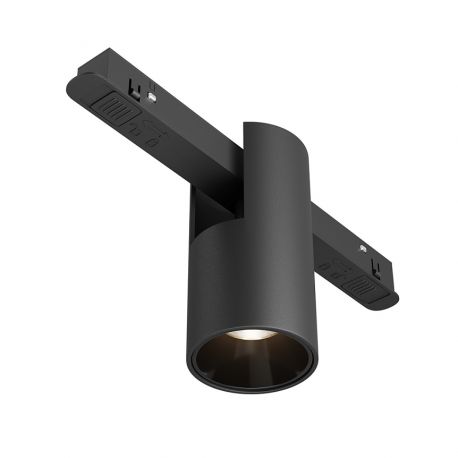Spoturi, Proiectoare pe sina - Spot LED, accesoriu pentru sina magnetica Exility, Alfa negru
