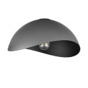 Lustra aplicata design decorativ OPSI negru D-40cm