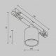 Spoturi, Proiectoare pe sina - Spot LED, accesoriu pentru sina magnetica Exility, Alfa S alb