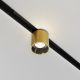 Spoturi, Proiectoare pe sina - Spot LED, accesoriu pentru sina magnetica Exility, Alfa S alama