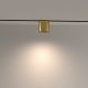 Spoturi, Proiectoare pe sina - Spot LED, accesoriu pentru sina magnetica Exility, Alfa S smart alama