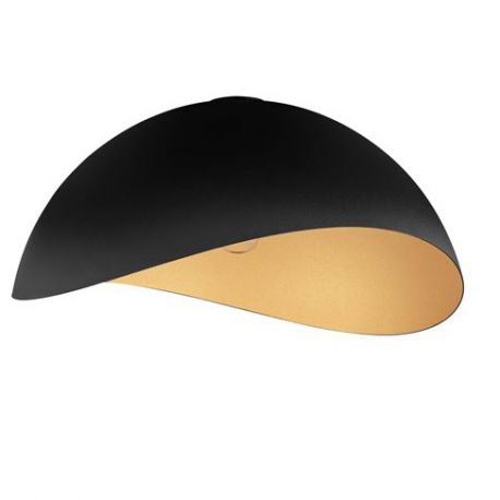 Lustre aplicate - Lustra aplicata design decorativ OPSI negru/auriu D-50cm