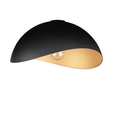 Lustre aplicate - Lustra aplicata design decorativ OPSI negru/auriu D-40cm