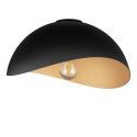 Lustra aplicata design decorativ OPSI negru/auriu D-30cm
