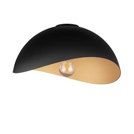 Lustre aplicate - Lustra aplicata design decorativ OPSI negru/auriu D-30cm