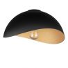 Lustra aplicata design decorativ OPSI negru/auriu D-30cm