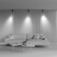 Spoturi, Proiectoare pe sina - Spot LED, accesoriu pentru sina magnetica Exility, Elti negru