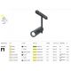 Spoturi, Proiectoare pe sina - Spot LED, accesoriu pentru sina magnetica Exility, Elti negru