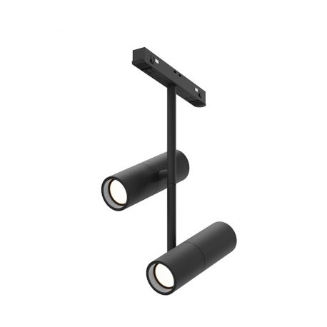 Spoturi, Proiectoare pe sina - Spot LED, accesoriu pentru sina magnetica Exility, Elti Duo negru