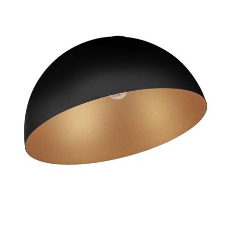 Lustre aplicate - Lustra aplicata design decorativ GEA negru/auriu D-50cm
