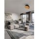 Lustre aplicate - Lustra aplicata design decorativ GEA negru/auriu D-50cm