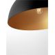 Lustre aplicate - Lustra aplicata design decorativ GEA negru/auriu D-50cm
