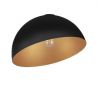 Lustra aplicata design decorativ GEA negru/auriu D-40cm