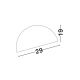 Lustre aplicate - Lustra aplicata design decorativ GEA negru/auriu D-29cm