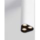 Plafoniere cu spoturi, Spoturi aplicate - Plafoniera LED tip spot ETHO alb/negru/15cm