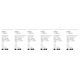 Plafoniere cu spoturi, Spoturi aplicate - Plafoniera LED tip spot ETHO alb/negru/15cm