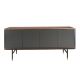 Comode - Comoda deosebita design LUX Dark Grey-Walnut 180x45cm