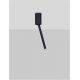 Plafoniere cu spoturi, Spoturi aplicate - Plafoniera/Spot LED reglabil stil minimalist ORNOS negru H-29,5cm