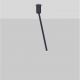 Plafoniere cu spoturi, Spoturi aplicate - Plafoniera/Spot LED reglabil stil minimalist ORNOS negru H-49,5cm