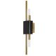 Aplice, corpuri de iluminat pentru pereti - Aplica de perete LED design modern Marble, negru