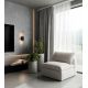 Aplice, corpuri de iluminat pentru pereti - Aplica de perete LED design modern Marble, negru