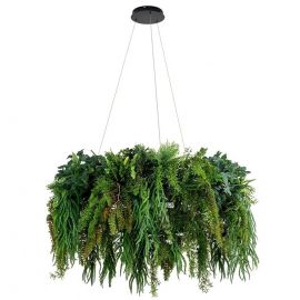 Lustra LED cu telecomanda Garden 120 negru