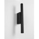 Aplice, corpuri de iluminat pentru pereti - Aplica LED ambientala stil minimalist PARON negru H-30cm