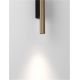Aplice, corpuri de iluminat pentru pereti - Aplica LED ambientala stil minimalist PARON auriu/negru H-30cm