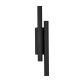 Aplica LED ambientala stil minimalist PARON 2 negru H-38cm