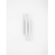 Aplice, corpuri de iluminat pentru pereti - Aplica LED ambientala stil minimalist PARON 2 alb H-38cm