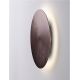Aplice, corpuri de iluminat pentru pereti - Aplica LED design decorativ CYRCLE coffee D-30cm