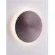 Aplice, corpuri de iluminat pentru pereti - Aplica LED design decorativ CYRCLE coffee D-22cm