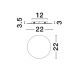 Aplice, corpuri de iluminat pentru pereti - Aplica LED design decorativ CYRCLE coffee D-22cm